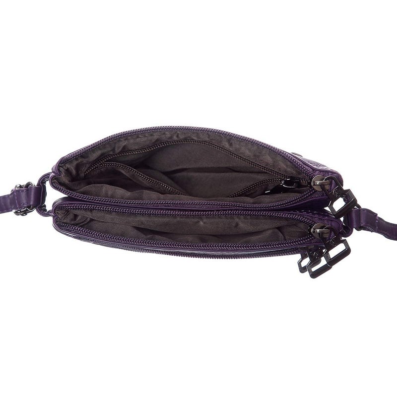 MINICAT Multiple Pockets Small Crossbody Purse Cell Phone Purse Shoulder Bags for Women Cross Body Bag for Woman(Purple Small) - Image 4